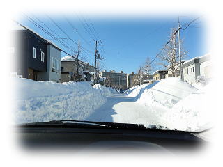 雪道の写真２